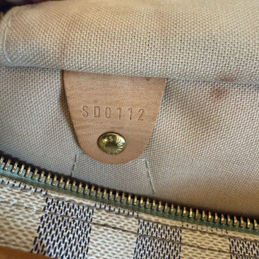 Louis Vuitton Speedy 30 Azur Damier - Picture 10 of 11